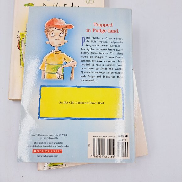 Box Of Fudge 3 Books From Judy Blume: Fudge-A-Mania, Superfudge, Double Fudge - Picture 6 of 13